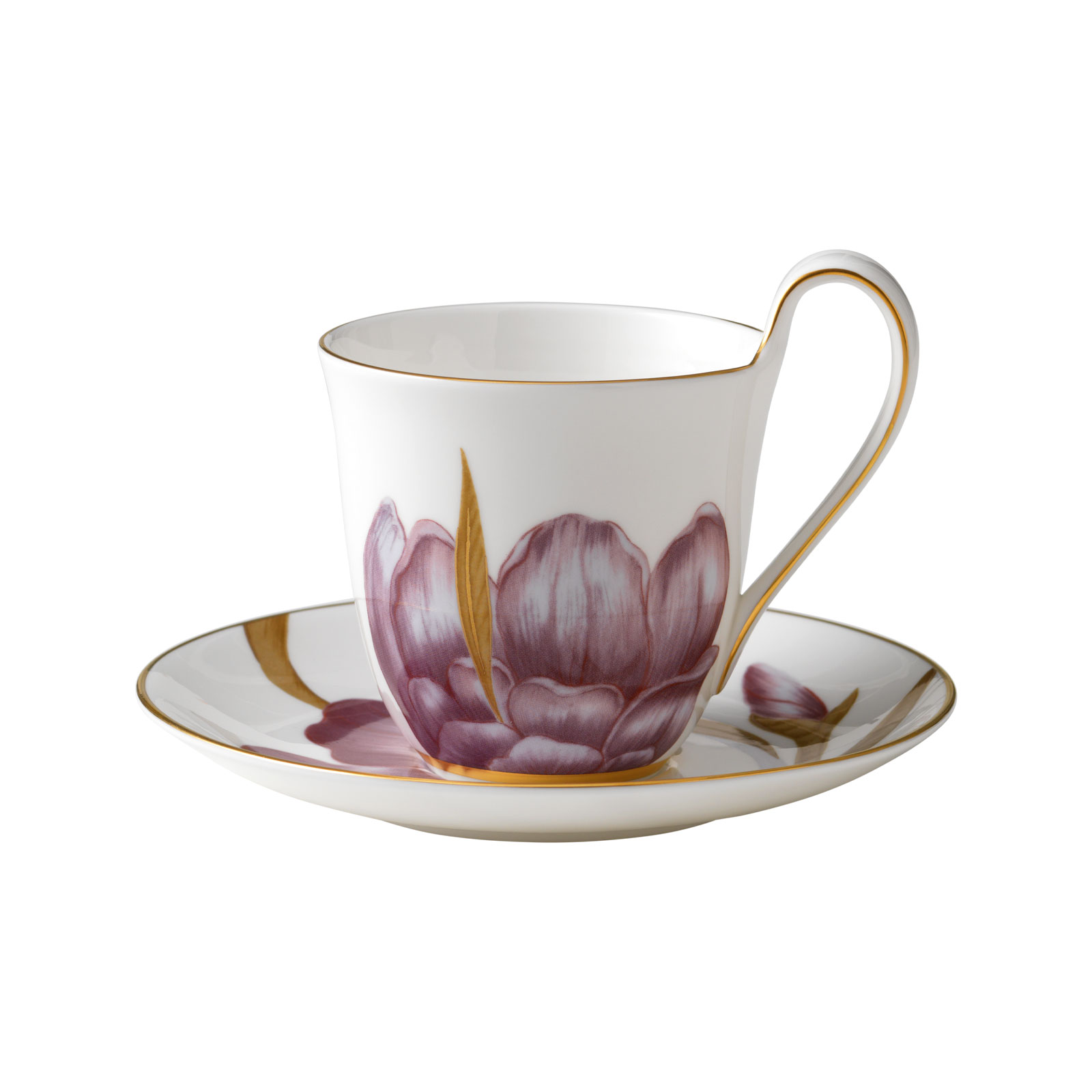 Royal Copenhagen Flora Kaffeetasse mit Untertasse Iris 2675092