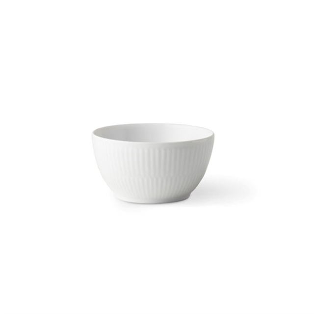 Royal Copenhagen Weiß Gerippt Bowl/Zuckerschale 0,15ltr. 2408155
