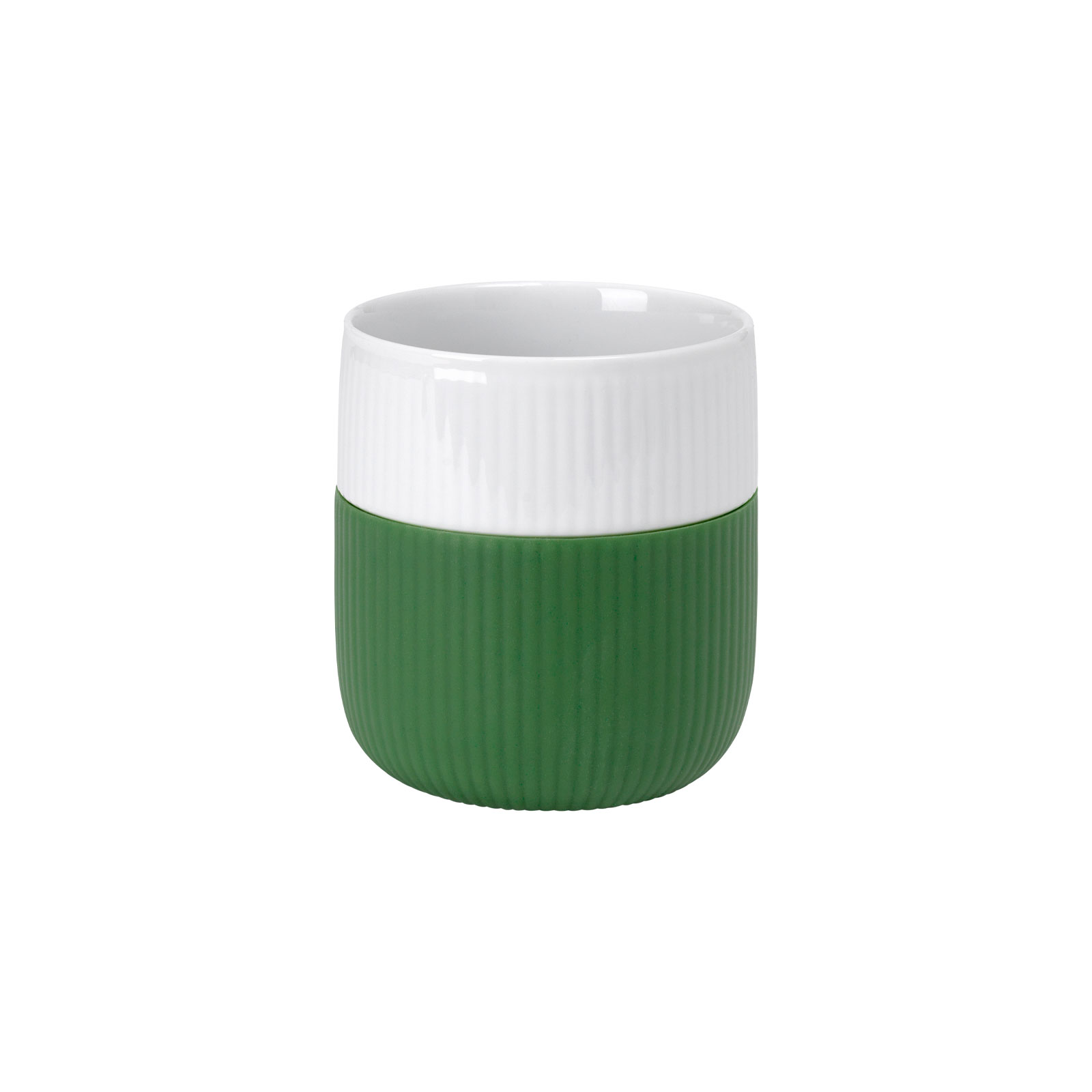 Royal Copenhagen Gerippt Contrast Becher Forest Green
