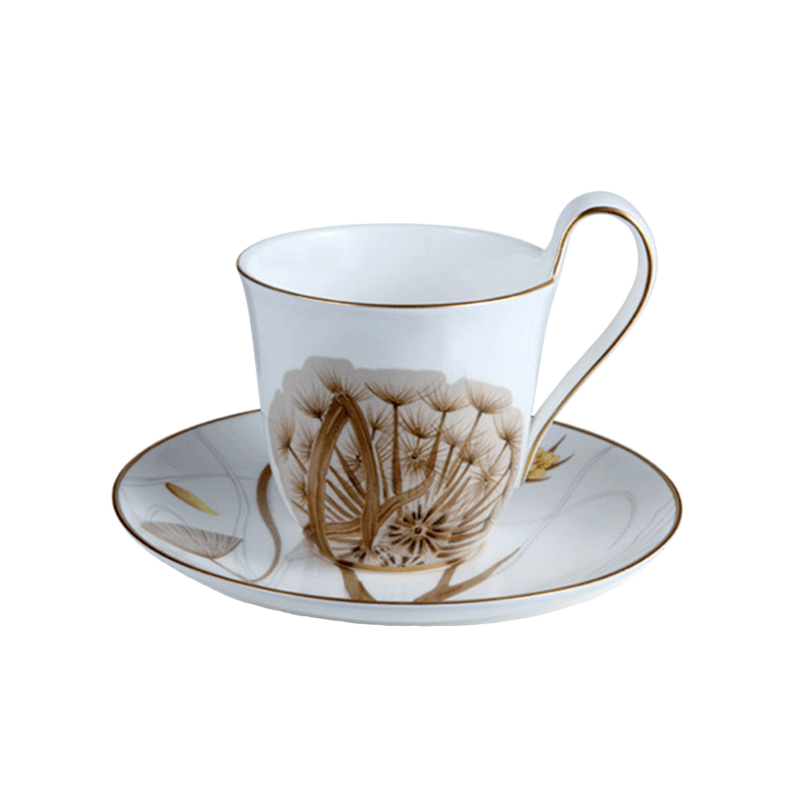 Royal Copenhagen Flora Kaffeetasse mit Untertasse Löwenzahn 2678092