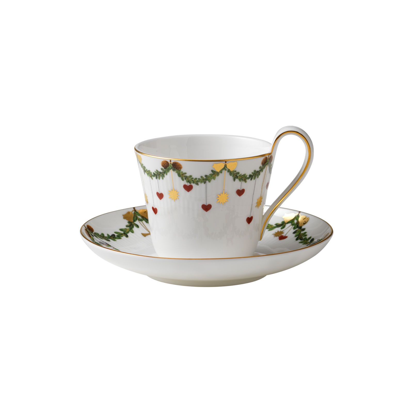 Plat Royal Copenhagen Étoile Cannelée, 39cl, Porcelaine, Motif Noël, Neuf
